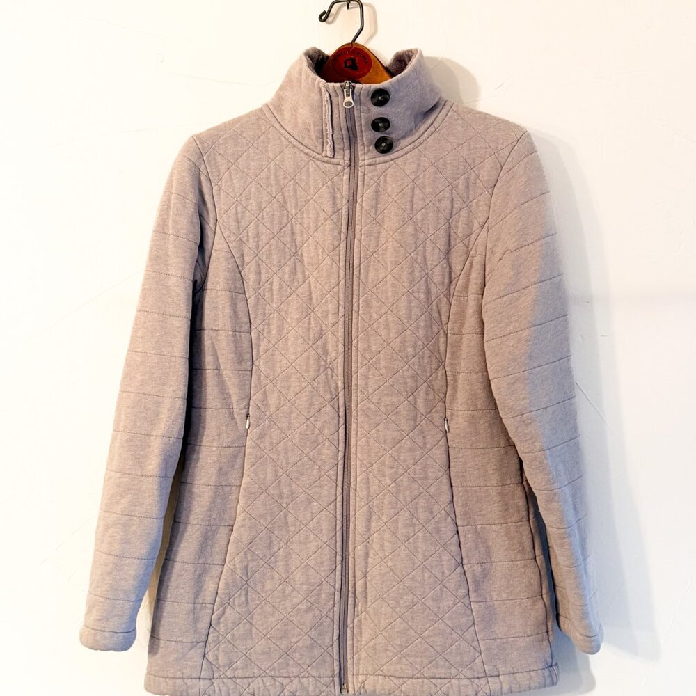 The North Face Caroluna Jacket in light grey heather, SIZE LARGE
